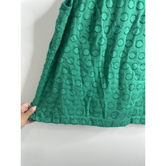 Talbots Tank Top Womens 22W Kelly Green Textured Sleeveless Blouse Cotton - Picture 4 of 10